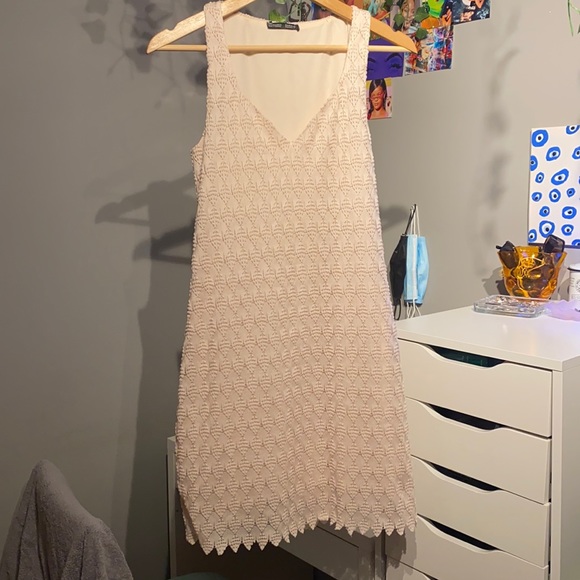 Light baby pink Zara dress in size S - Picture 1 of 3